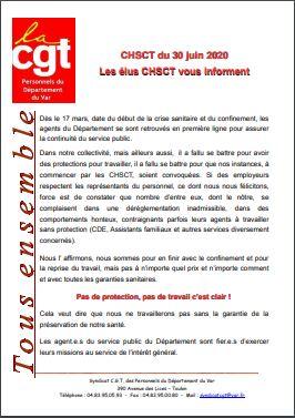 Cr chsct 30 juin 2020 Cr chsct 30 juin 2020