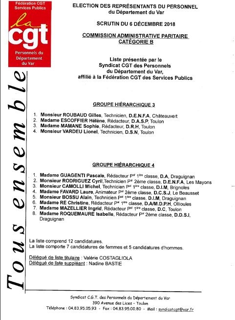 Liste candidats en cap c