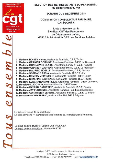 Liste candidats en ccp