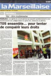 Presse tos lamarseillaise