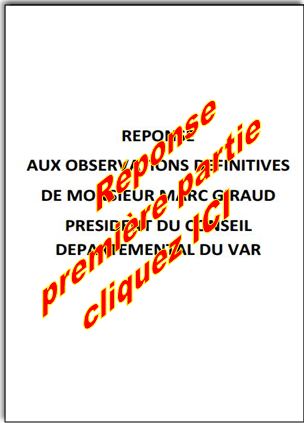 Reponses aux observations