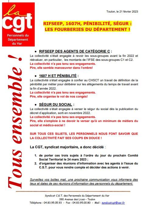 Tract cgt 21 fevrier rifseep etc